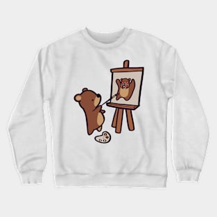 A Grizzly Self Pawtrait Crewneck Sweatshirt